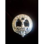 Scottish clan pin brooch BYDAND Gordon Highlanders