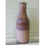 Vintage studio art pottery 26cm vase by Kamini. Impressed KAMINI mark. Condition - Good, no