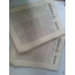 Two 19th century issues of "The Chemical News & Journal of Physical Science" dated October 1863