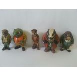 Group of Wind in The Willows figurines by CUKTV