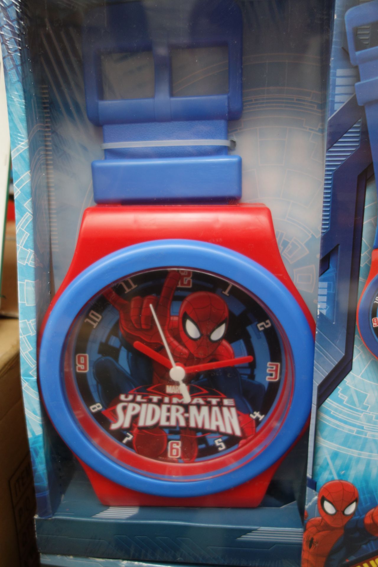 PALLET to contain 42 x Marvel Ultimate Spider-Man 92cm Tall Watch Wall Clocks. RRP £19.99 each, - Image 2 of 2