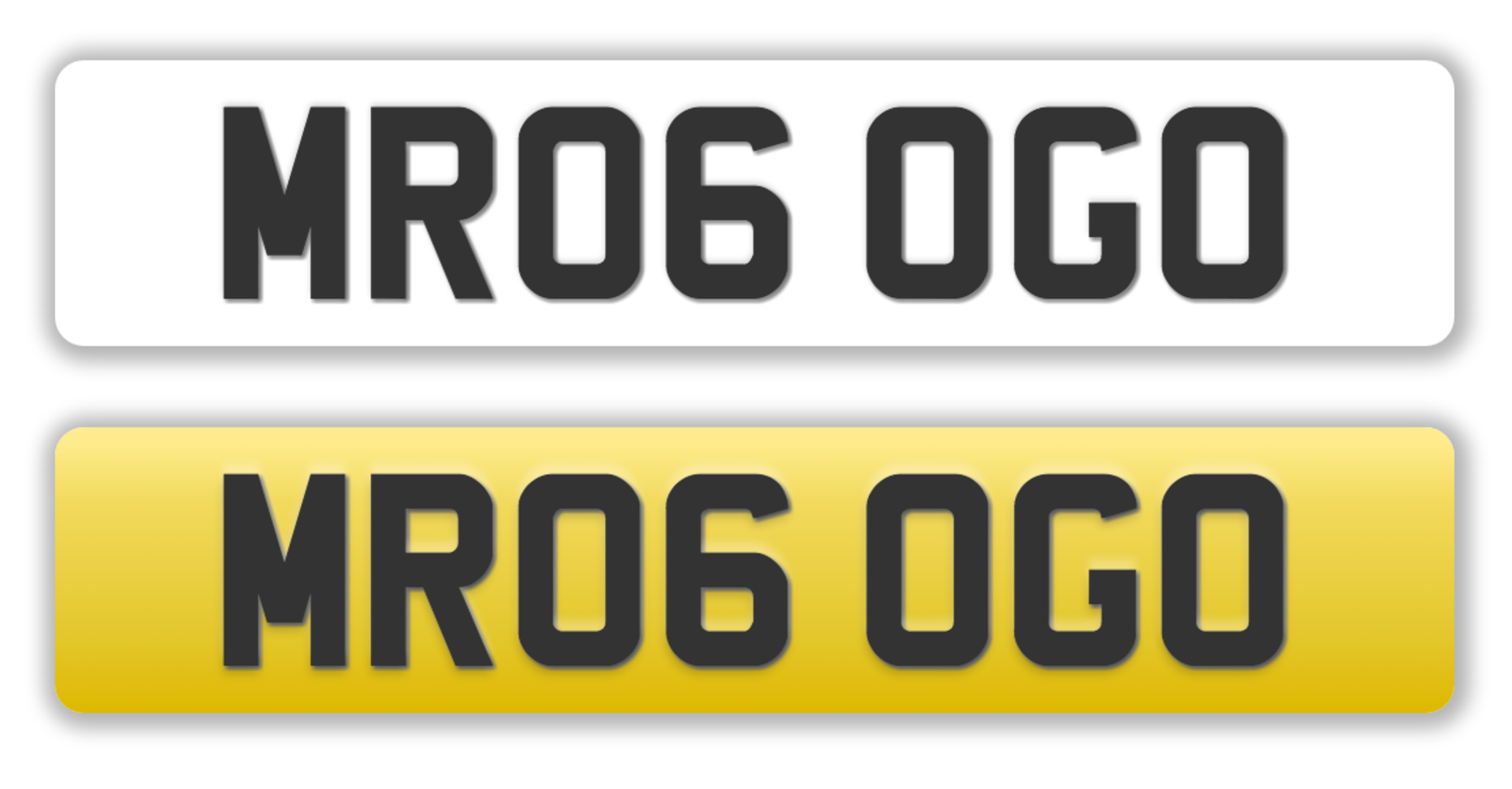 Cherished registration plate MRO6 OGO