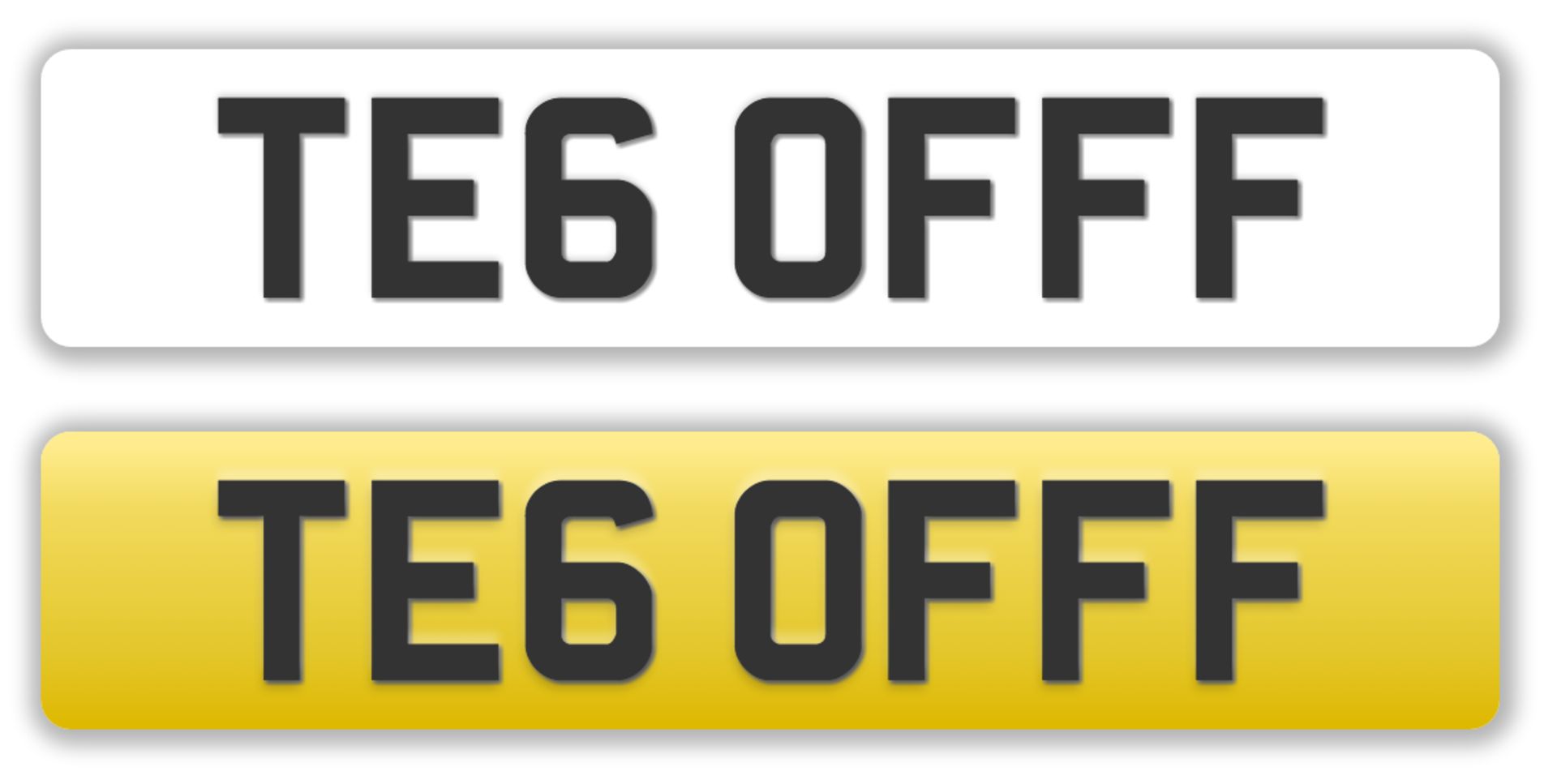 Cherished Vehicle Registration Plate TE6 0FFF