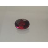 5.05 Ct Red Garnet Gemstone