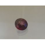 4.64 Ct Red Garnet Round Gemstone