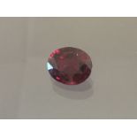 5.41 Ct Red Garnet Gemstone