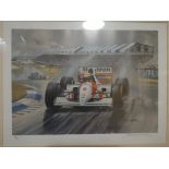 Michael Turner F1 Authentic signed print number 400/495
