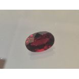 7.37ct Red Garnet Stone