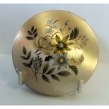 Vintage Stratton compact with floral design - large size