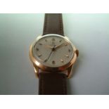 18ct Gold Omega Par Suisse Wristwatch 1138/26CP