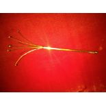 Yellow Gold colour Metal Swizzle Stick (TA/gold)