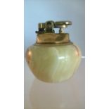 VINTAGE ONXY TABLE LIGHTER Low cost delivery available on all items. This is a low start no