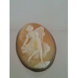 Nice vintage cameo brooch, approx 3cm Low cost delivery available on all items. This is a low start,