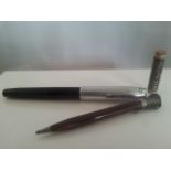 Small group of rare vintage collectable pen & pencil comprising a Style King pen patent pending &