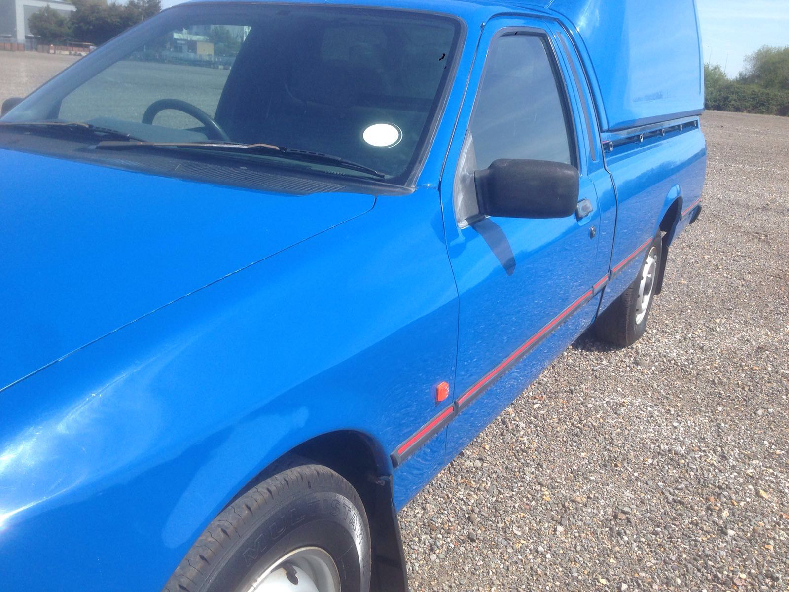 Ford P100 pickup, 1.8 turbo diesel 1991/J 39,000 miles with truckman top - Image 12 of 13