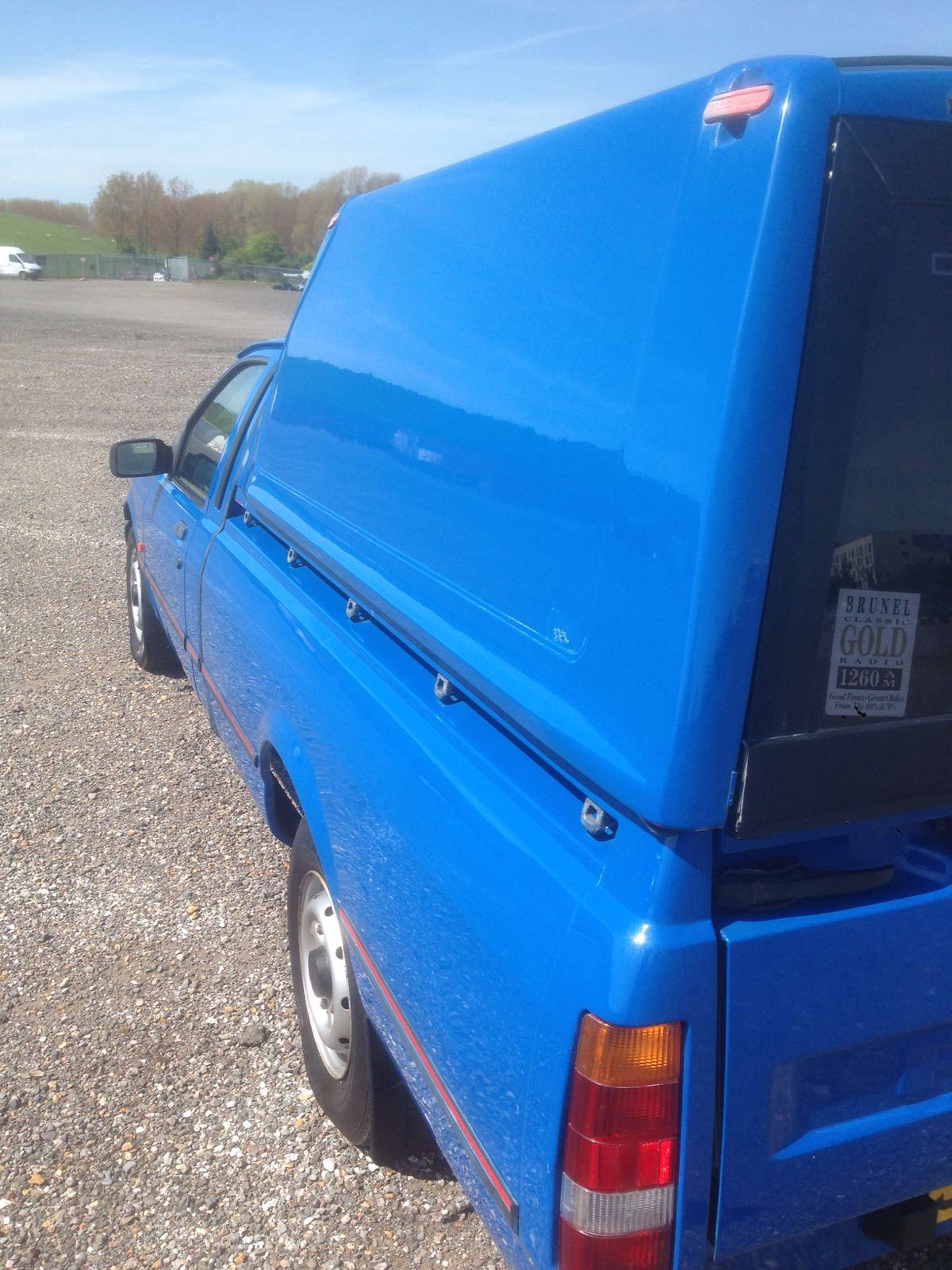 Ford P100 pickup, 1.8 turbo diesel 1991/J 39,000 miles with truckman top - Image 8 of 13