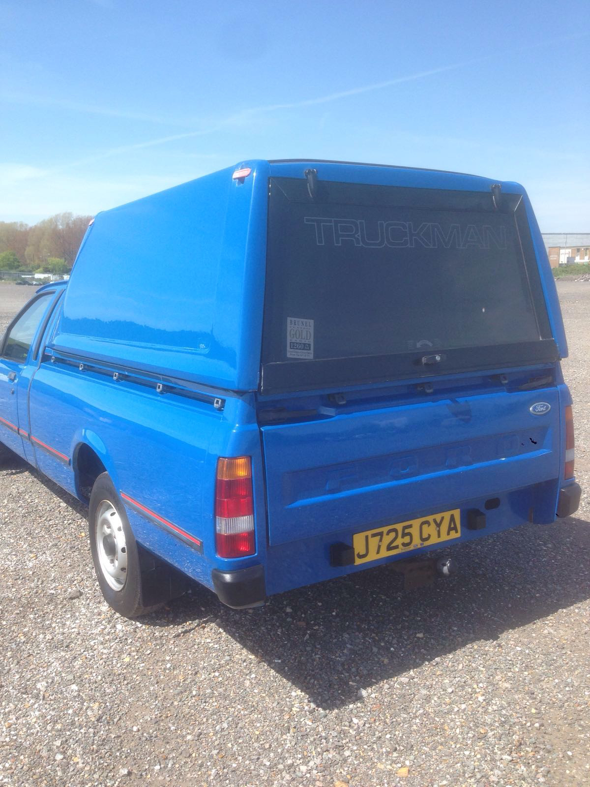 Ford P100 pickup, 1.8 turbo diesel 1991/J 39,000 miles with truckman top - Image 10 of 13