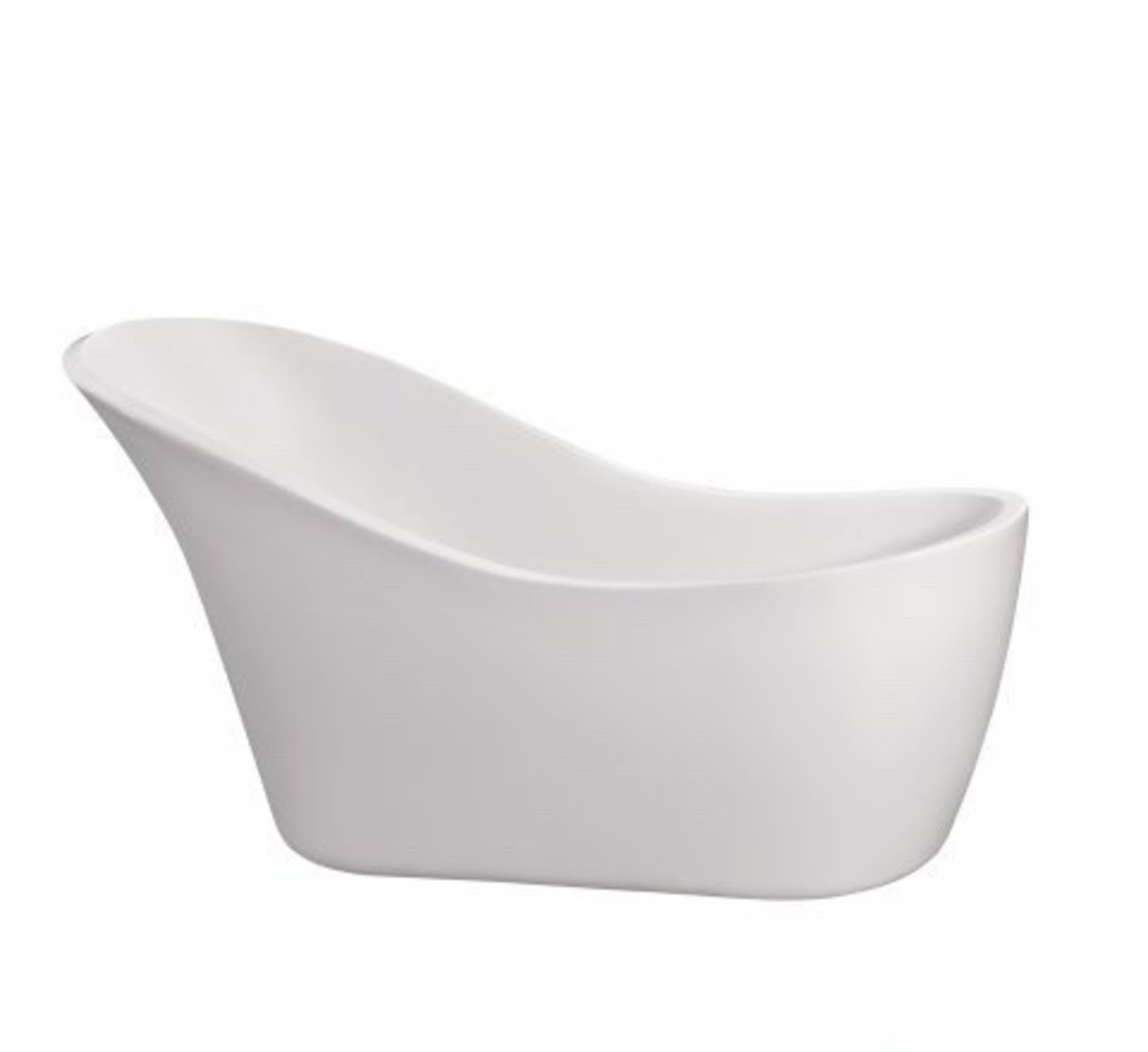 A30 - 1730x725mm Nyos Freestanding Bathtub - Large. RRP £1,000. This gloss white freestanding - Image 2 of 3