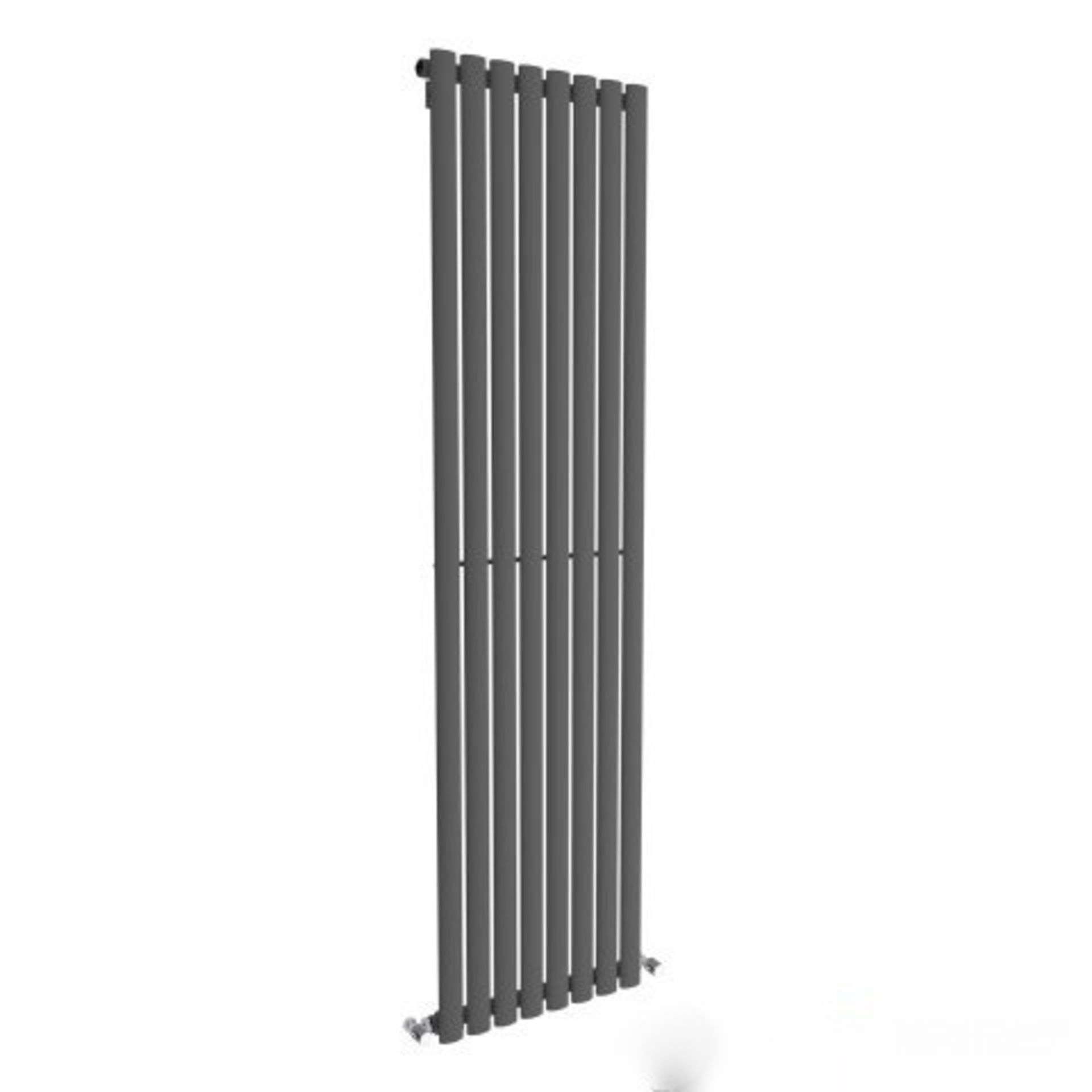 A44 - 1800x480mm Anthracite Single Oval Tube Vertical Radiator - Ember Premium. RRP £223.99 For an - Image 2 of 4