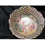 Early 20th Century Japanese polychromic satsuma bowl