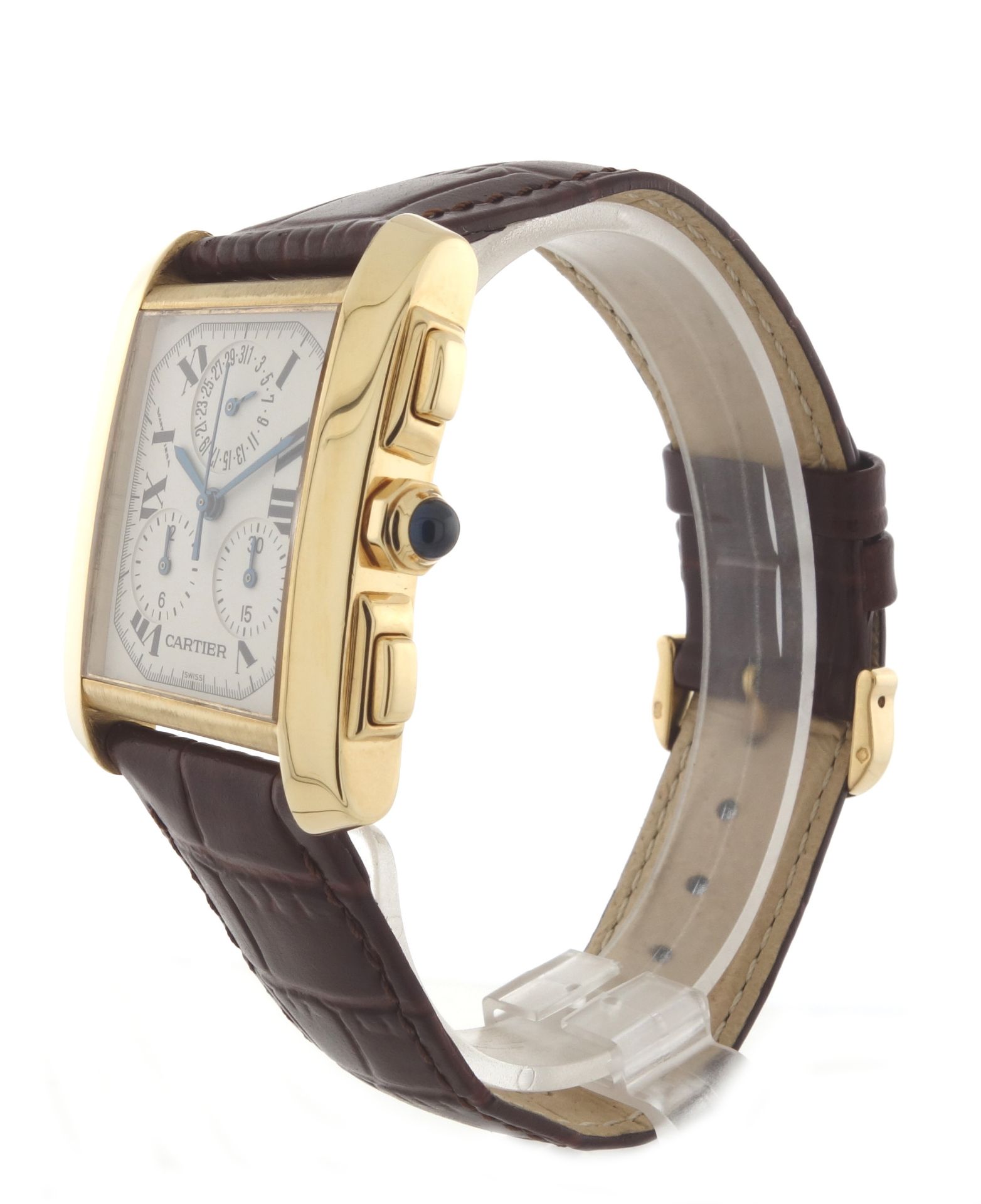 Cartier Tank Francaise Chronoflex - W5000556 - Image 6 of 8