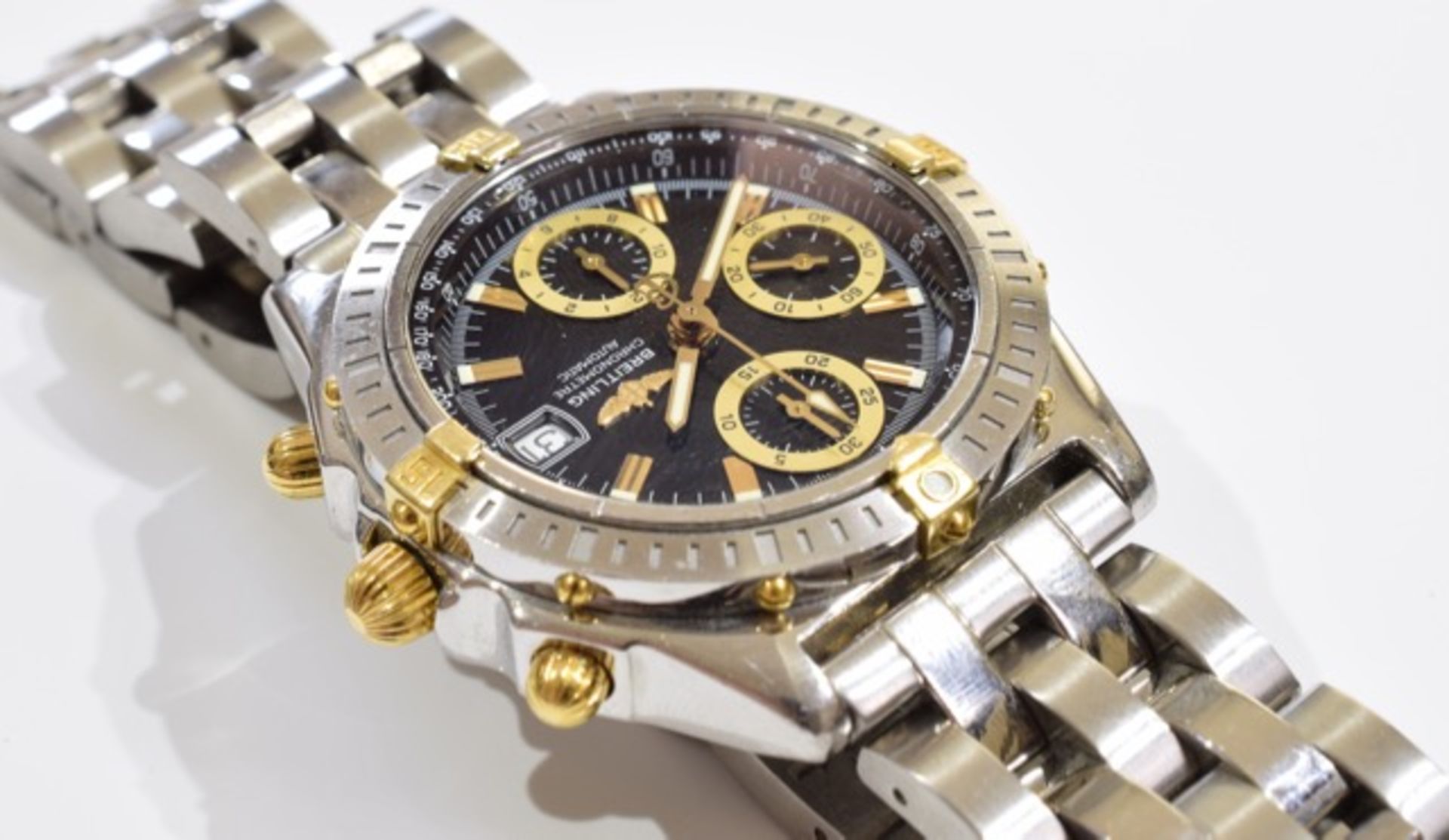 BREITLING - a gentleman's Windrider Chronomat chronograph bracelet watch. Stainless steel case - Image 5 of 7