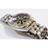 BREITLING - a gentleman's Windrider Chronomat chronograph bracelet watch. Stainless steel case