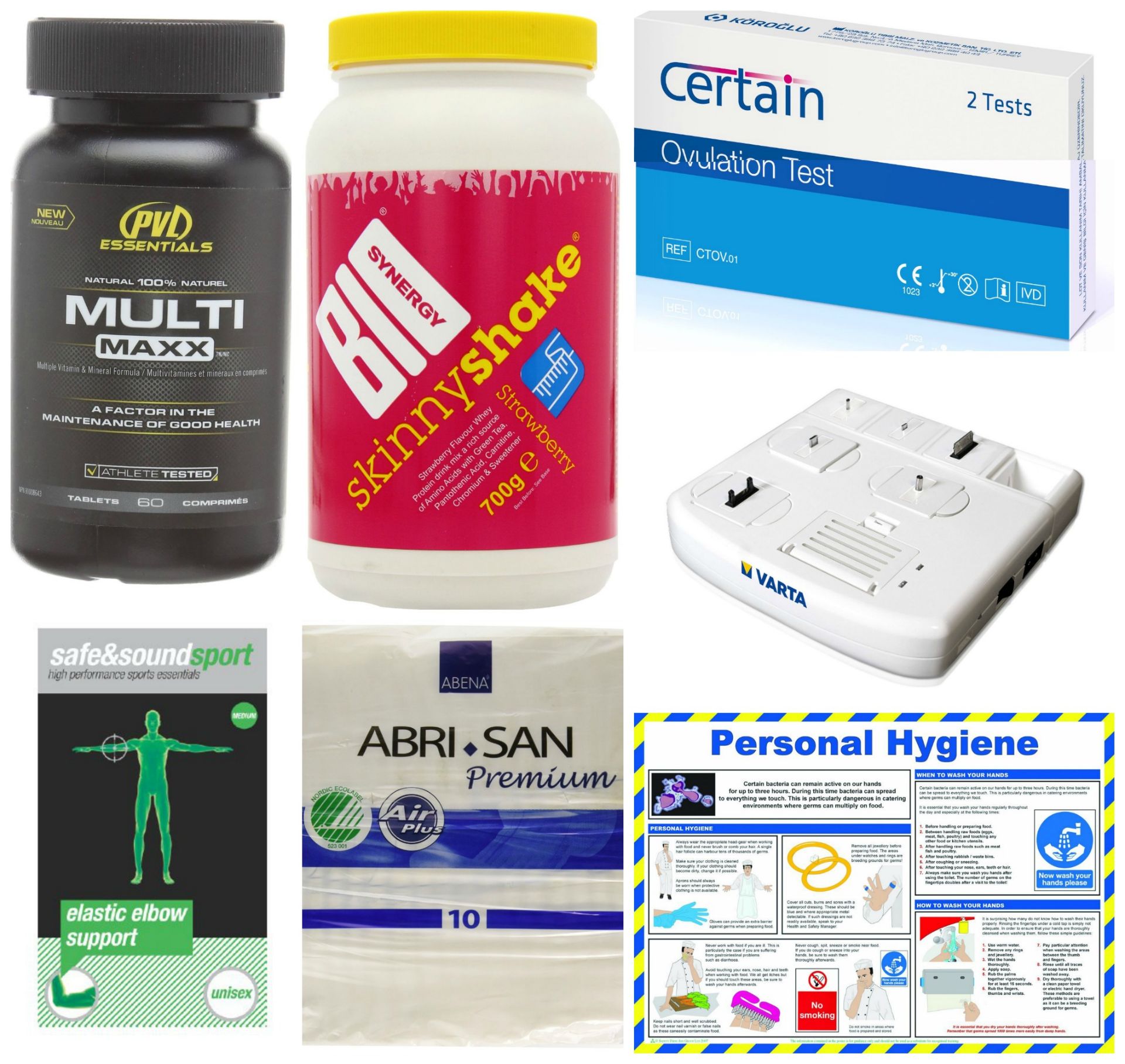 MIXED LOT - SPORTS & ADULT PRODUCTS - 1 Box of 29 units, Latest AMZ price £566.32