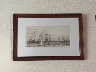 Original etching by William Lionel Wylie