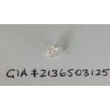 0.57 carat Oval Modified Brilliant Diamond