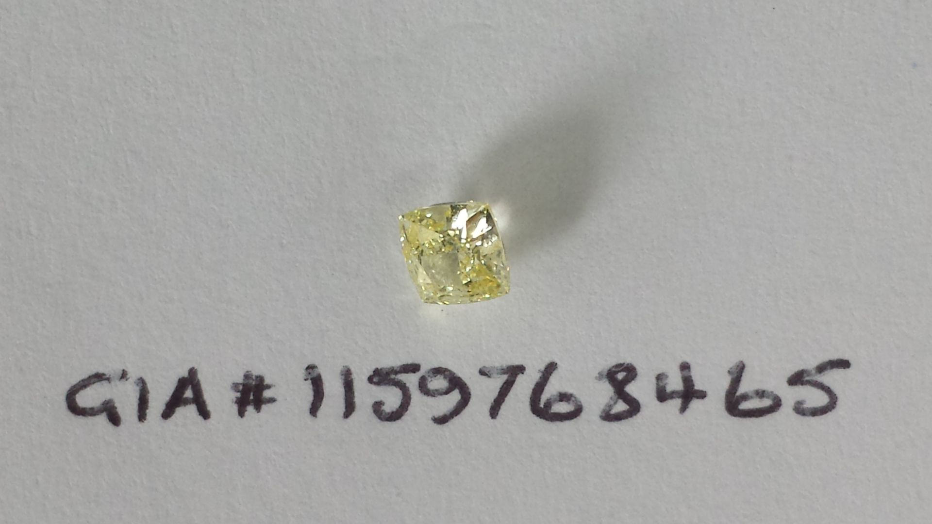 0.46 carat Modified Square Brilliant Diamond