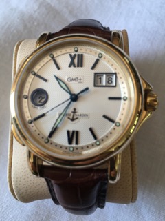 ULYSSE NARDIN GMT +/- IN 18K GOLD CASE WITH 18K DEPLOYANT CLASP - Image 2 of 9