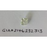 1.07 carat Modified Square Brilliant Diamond