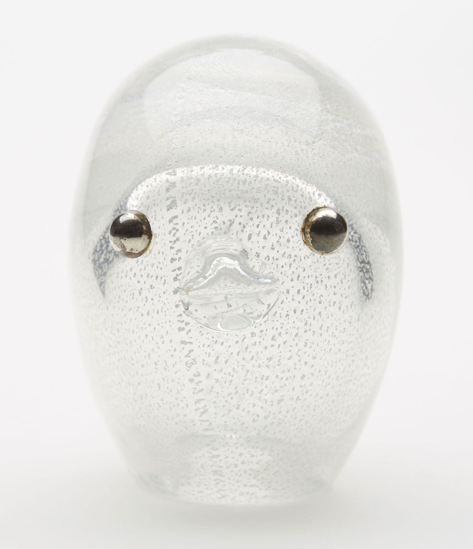VINTAGE VETRI MURANO FISH WITH SILVER INCLUSIONS 20TH C. - Image 2 of 8