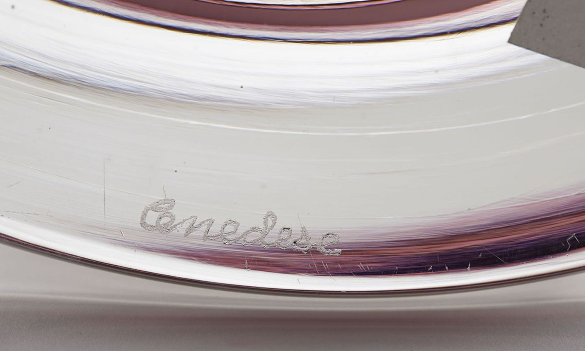 Italian Murano Gino Cenedese Signed Art Glass Sommerso Vase - Image 6 of 9