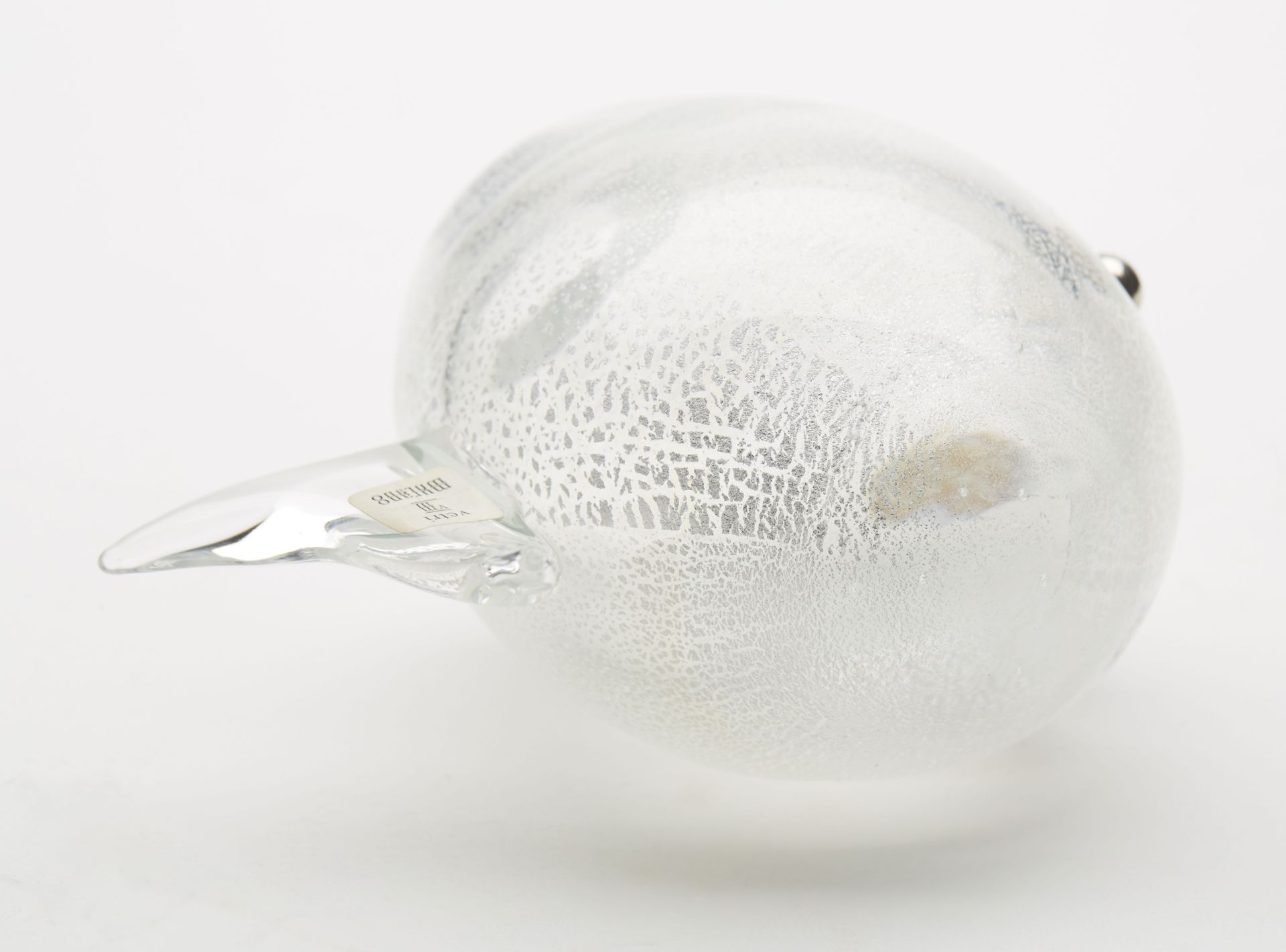 VINTAGE VETRI MURANO FISH WITH SILVER INCLUSIONS 20TH C. - Image 7 of 8