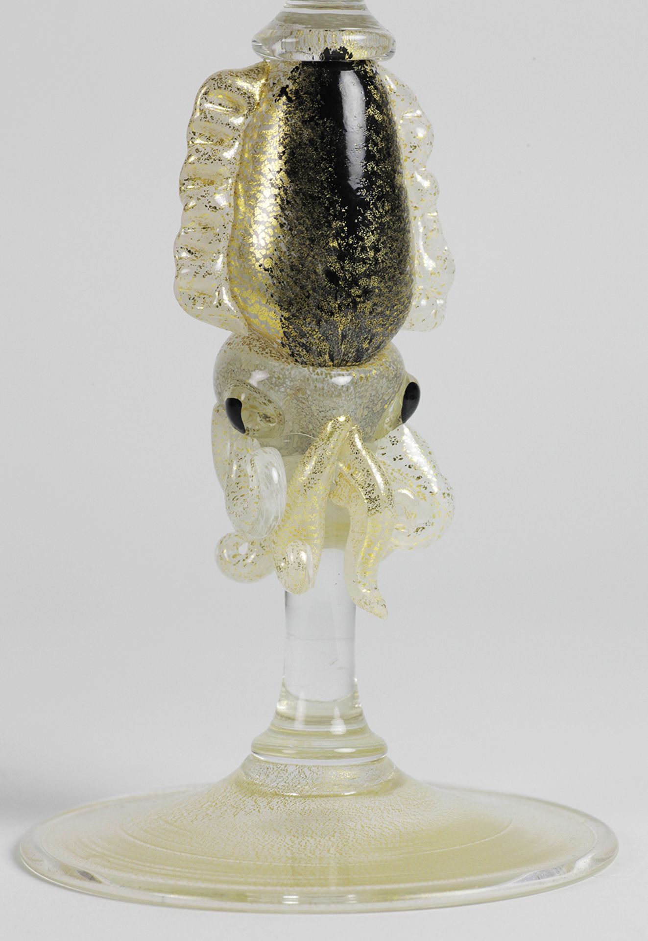 LIMITED EDN VENETAIN 'SEPPIA' ARTISTIC WINE GLASS BY MARIA GRAZIA ROSIN 2006 - Image 6 of 10