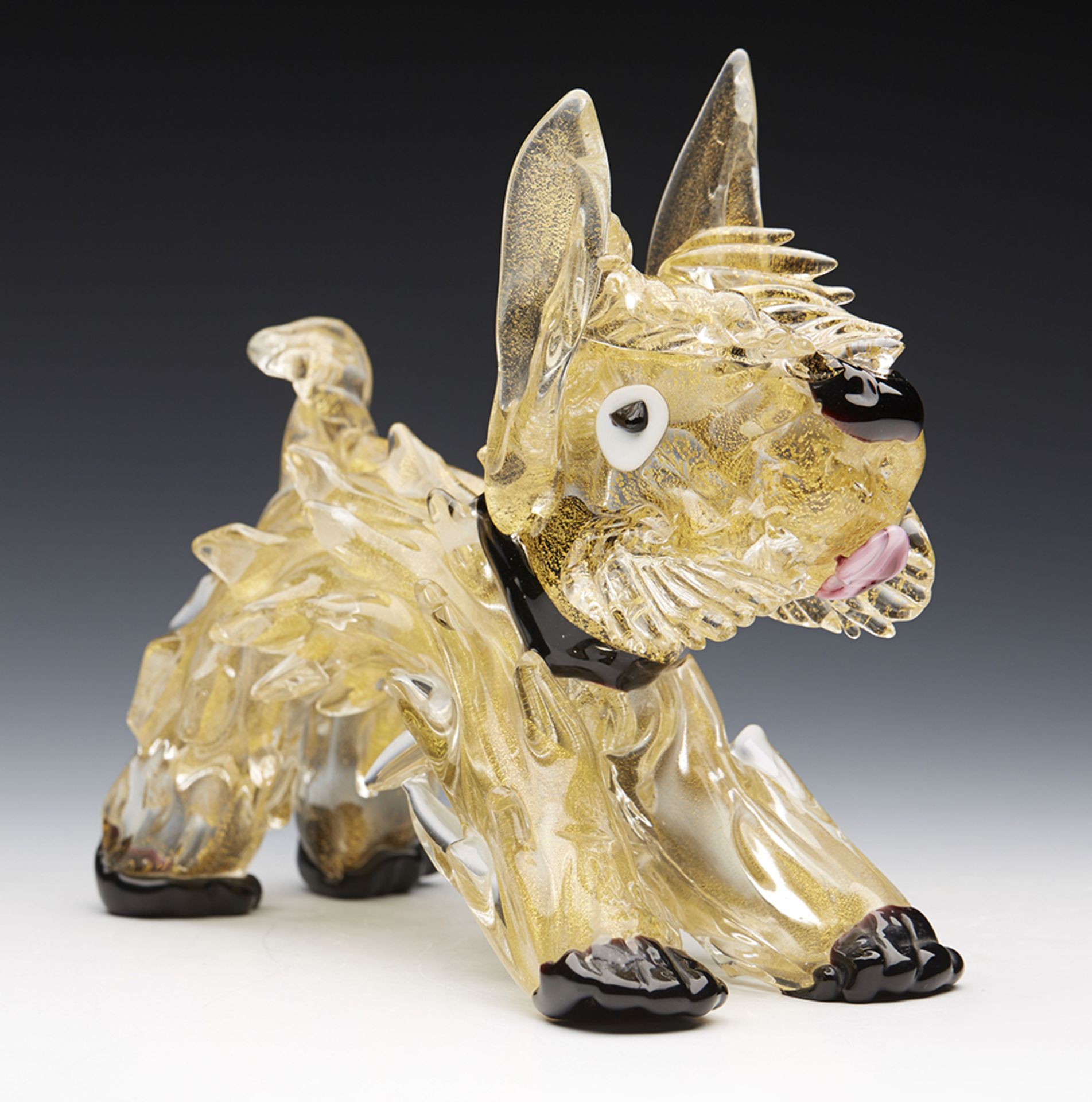 FINE VINTAGE VENETIAN, MURANO AVENTRINE GLASS SCOTTIE DOG c.1940/50 - Image 7 of 7