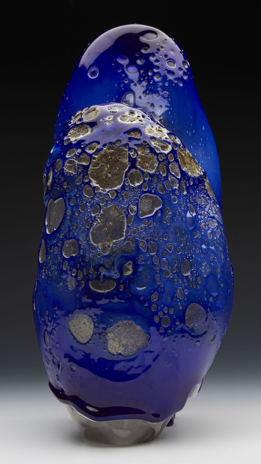 CONTEMPORARY ART GLASS VASE BY VASYL BILOUS 20TH C. - Image 8 of 8