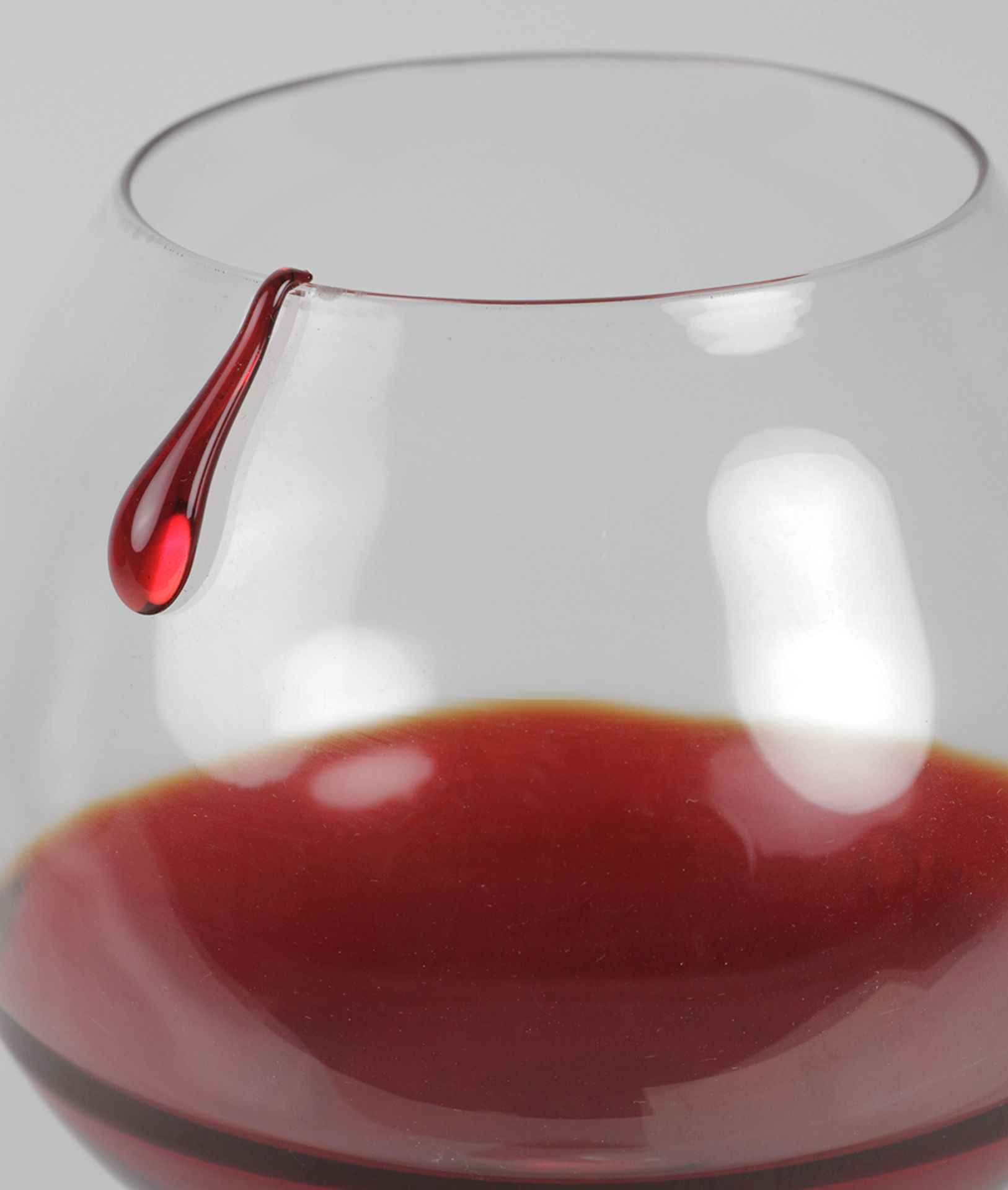Limited Edn Venetain 'Gocce' Artistic Wine Glass By Maria Grazia Rosin 2004 - Image 9 of 12