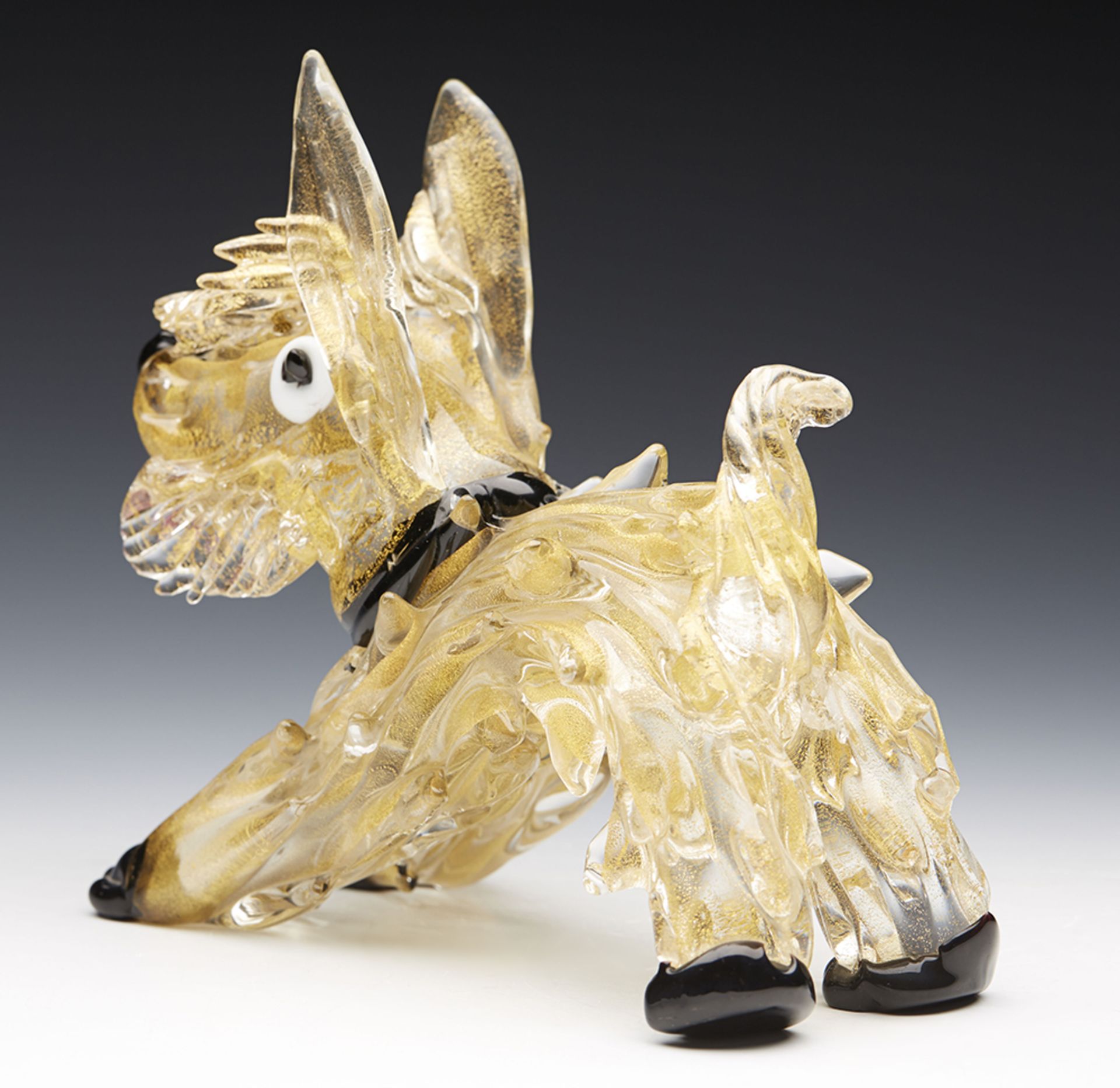 FINE VINTAGE VENETIAN, MURANO AVENTRINE GLASS SCOTTIE DOG c.1940/50 - Image 4 of 7