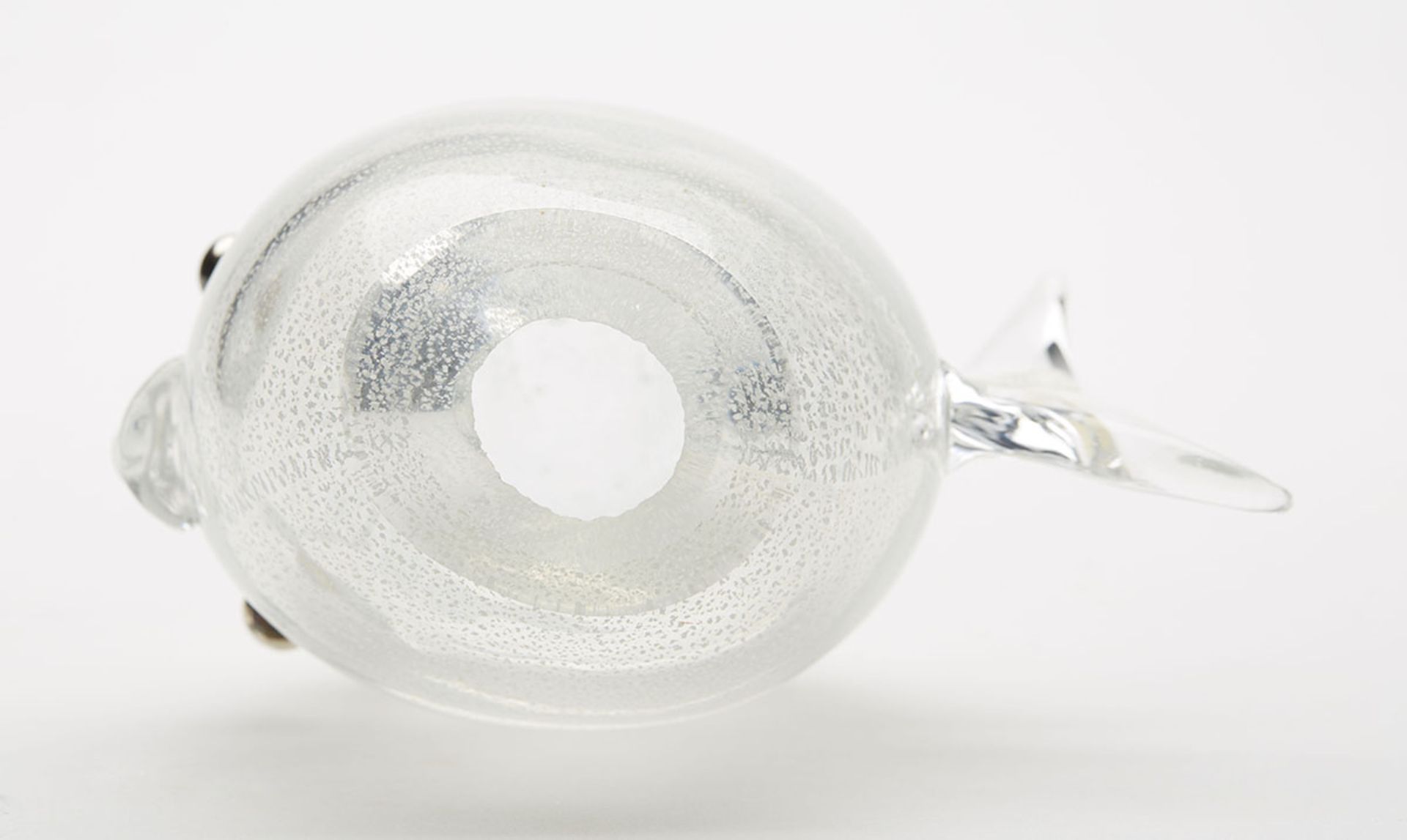 VINTAGE VETRI MURANO FISH WITH SILVER INCLUSIONS 20TH C. - Image 8 of 8