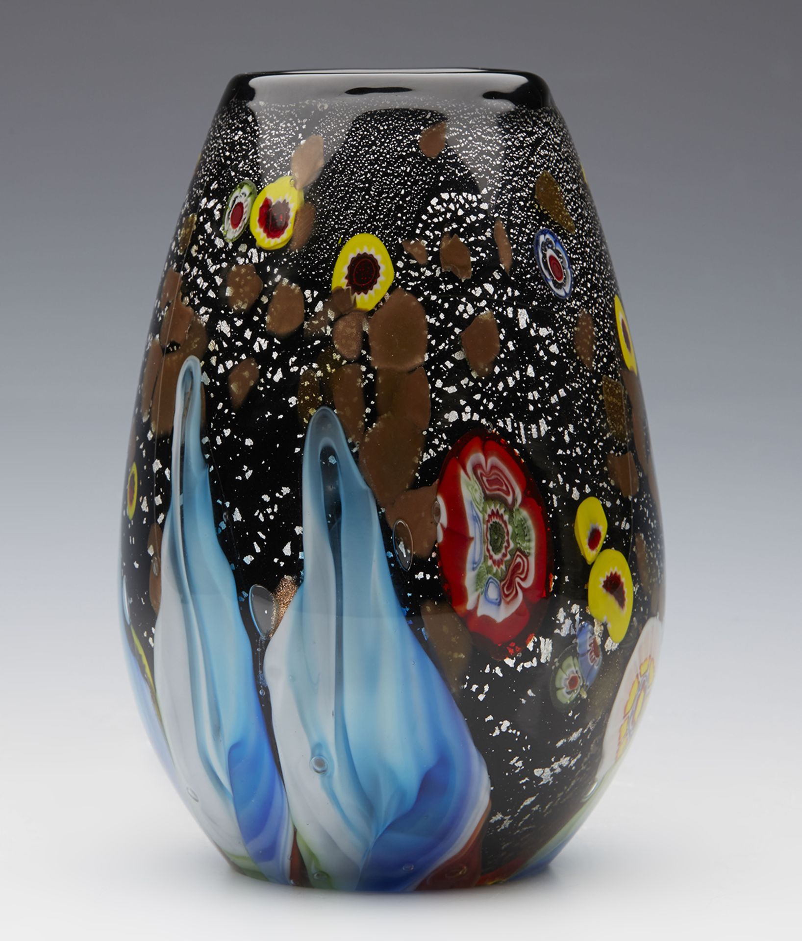 Venetian Murano Maestro Signed Art Glass Vase
