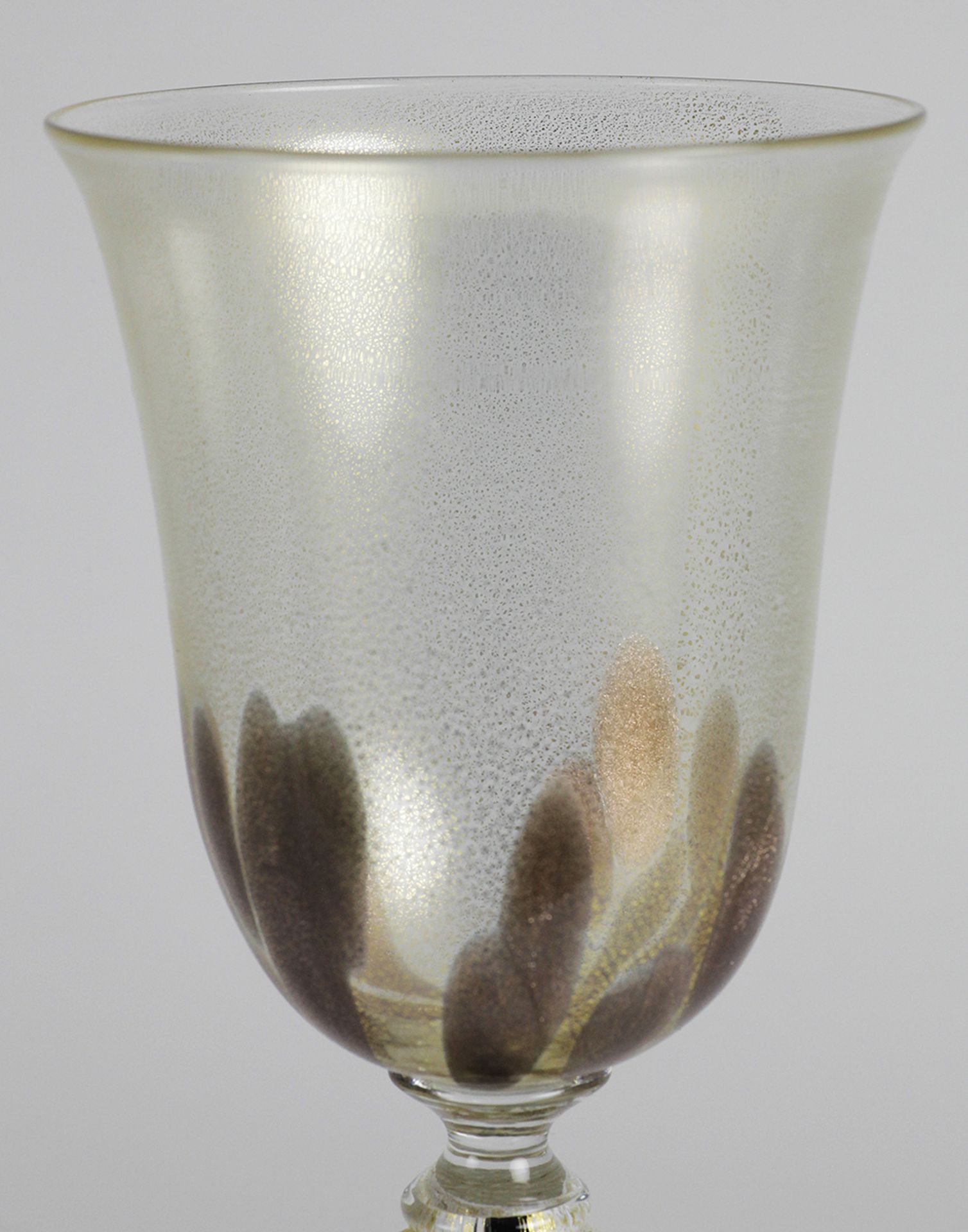 LIMITED EDN VENETAIN 'SEPPIA' ARTISTIC WINE GLASS BY MARIA GRAZIA ROSIN 2006 - Image 7 of 10