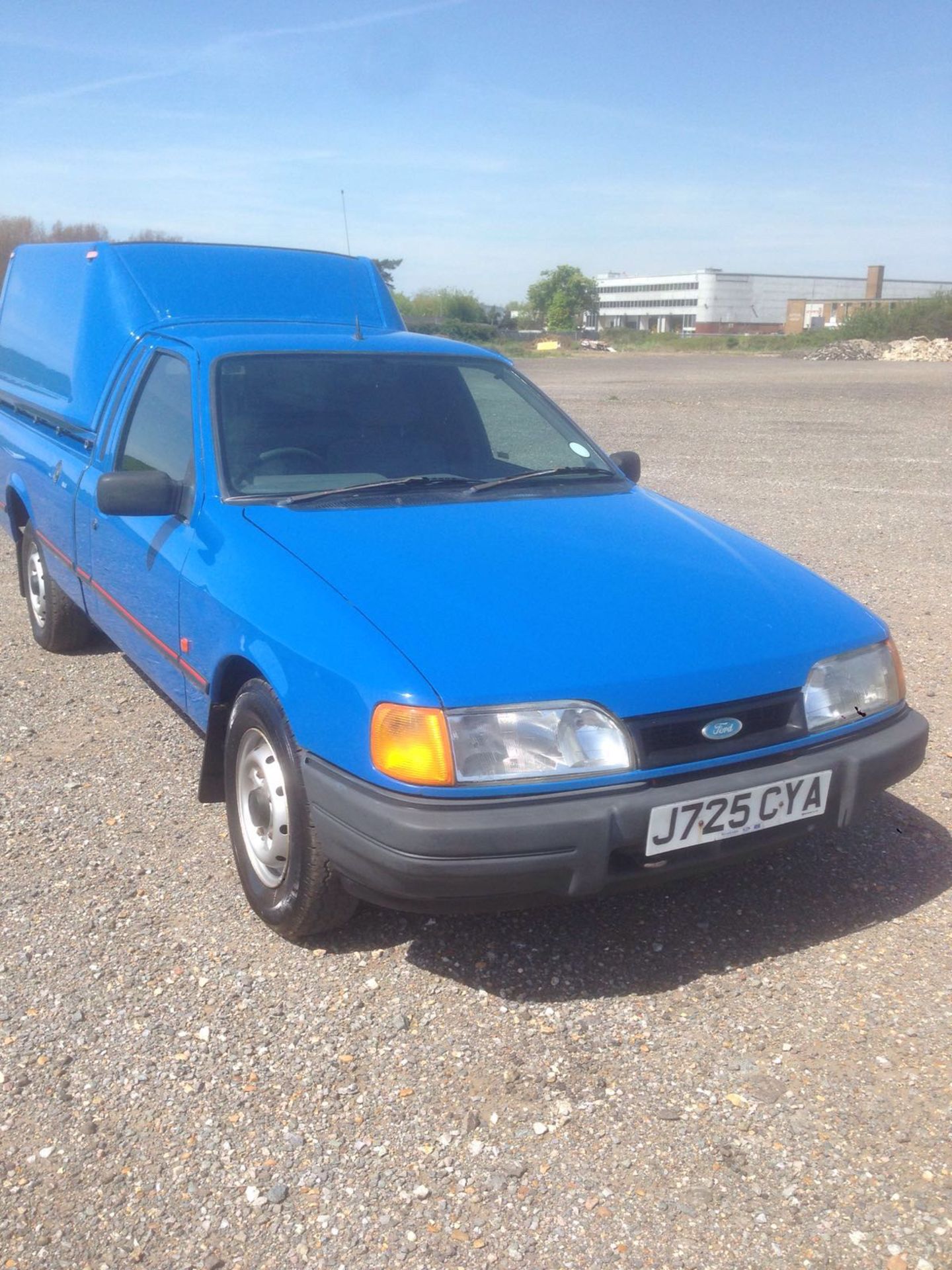 Ford P100 pickup, 1.8 turbo diesel 1991/J 39,000 miles with truckman top 2 owners - Image 4 of 14