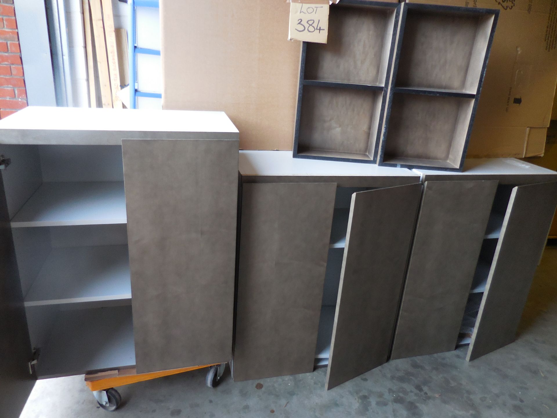 5 Cabinets. 3 Cabinets Approx Sizes Are 1015Cm High,Width 805Cm,Depth 490Cm,2 Cabinets (As