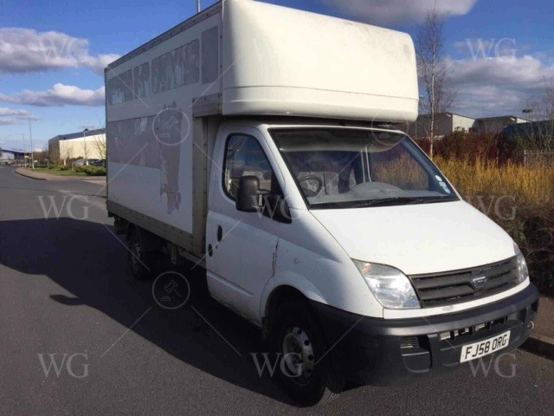 2009 ldv maxus 3.5t 135 Lwb Luton van with tail lift 2.5 turbo diesel Large ex Fleet management