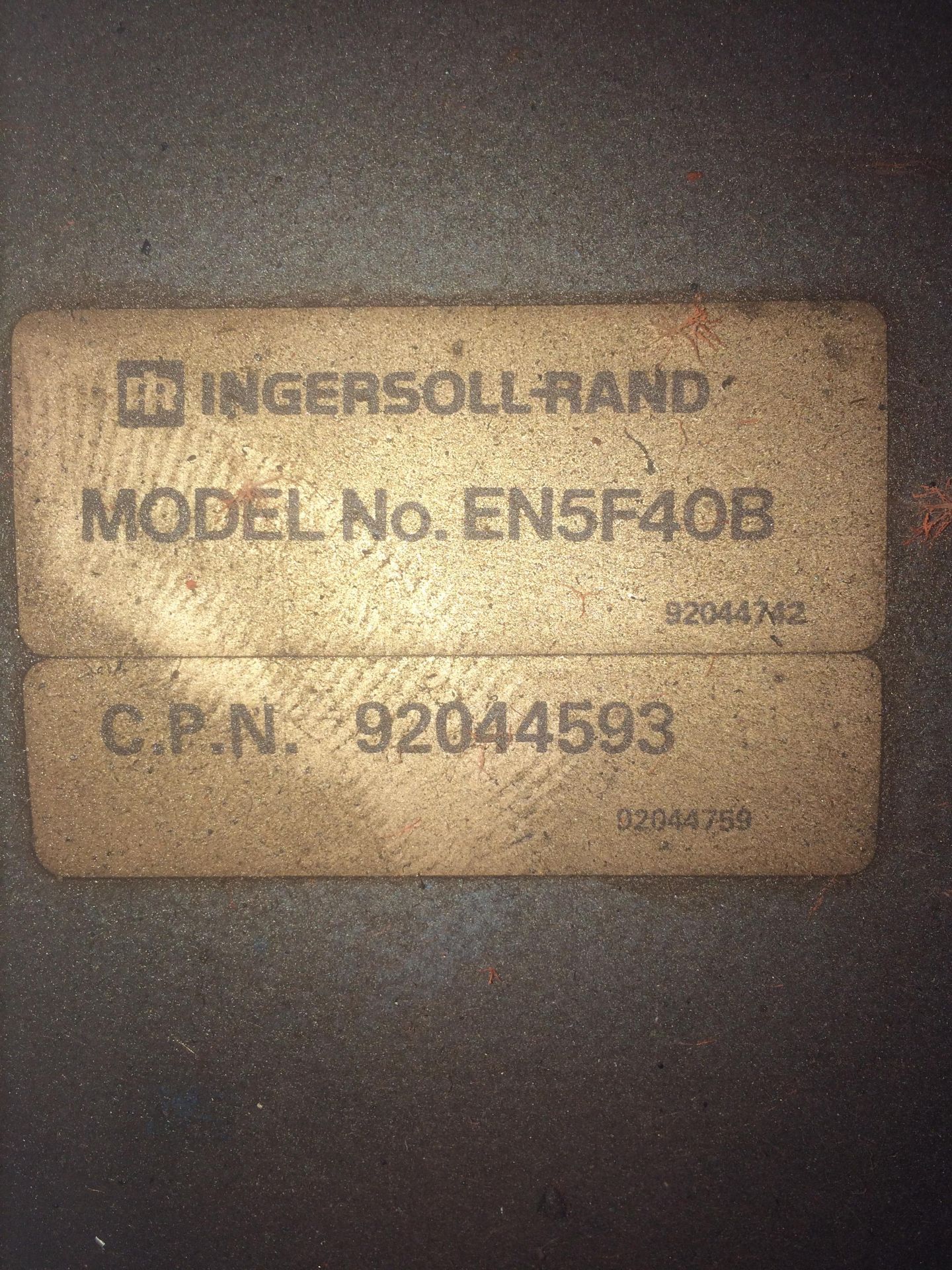 Ingersoll Rand EN5F40B Euro 20 compressor - Image 3 of 3