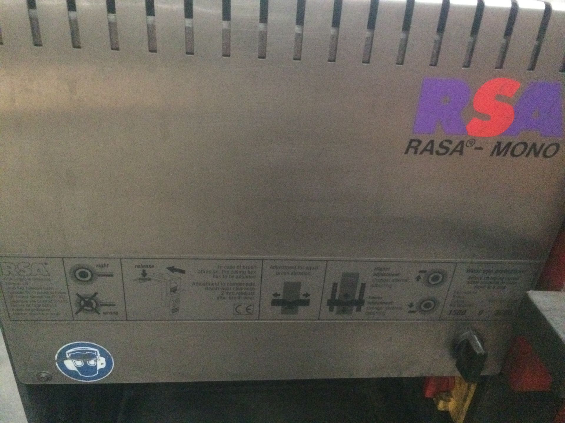 RSA (RASA MONO - Deburring Machine) with additional new wire wheel - Image 4 of 5