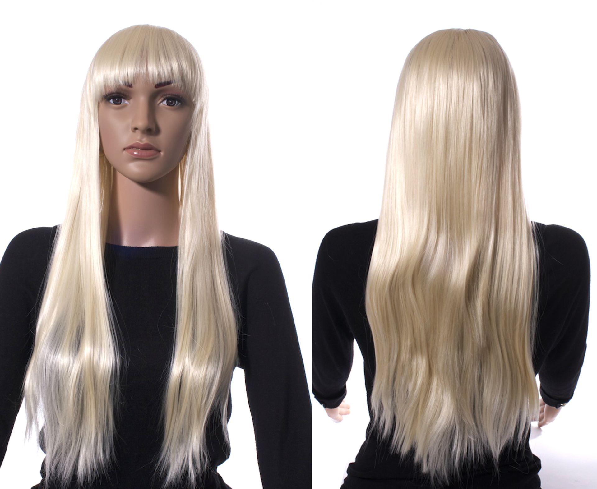 High Resale Value. 134 x High Quality Wigs. Blonde, Red and black. Straight Wavy and Curly. All in - Image 5 of 7